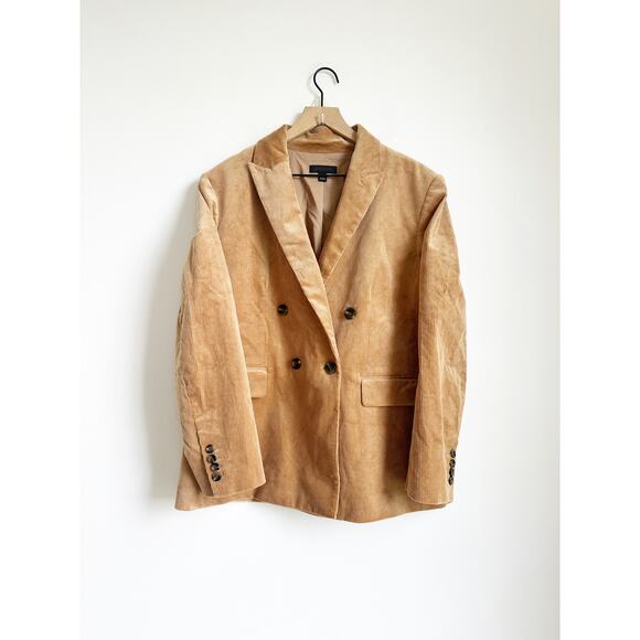 NWOT Ann Taylor Corduroy Peak Lapel Jacket Suit Blazer - Picture 2 of 6